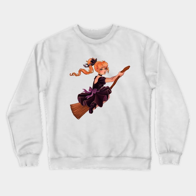 Witch Flight Crewneck Sweatshirt by AliceQuinn